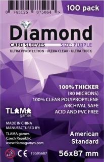 Diamond Purple 56x87 - obaly na karty