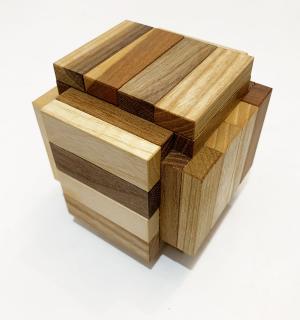 Double Desk Box  - dřevěný hlavolam