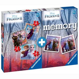 Frozen II: Pexeso a 3x Puzzle