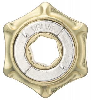 Hanayama Cast Huzzle Valve- kovový hlavolam