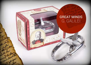 Kovový hlavolam Great Minds - Galileo