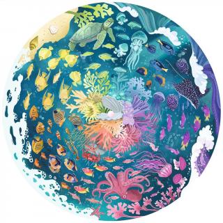 Kulaté puzzle Oceán 500 dílků