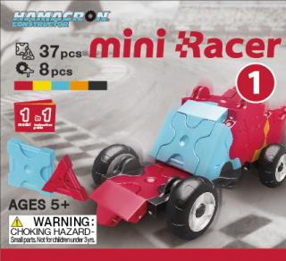 LaQ Hamacron Constructor Mini Racer Červený - stavebnice