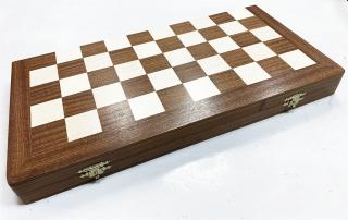Mezinárodní dáma (10x10) - dřevěná kazeta - stolní hra