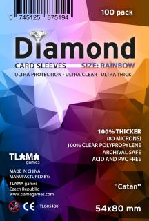 Obaly na karty Diamond Rainbow (54x80 mm)