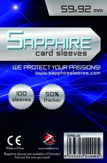 Obaly na karty Sapphire Blue - Standard European (59x92)