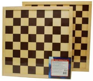 Oboustranná dřevěná šachovnice (černá)