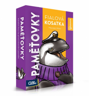 Paměťovky - Fialová kosatka - karetní hra