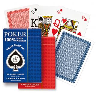 Poker 100% Plastic Jumbo Index (karty)