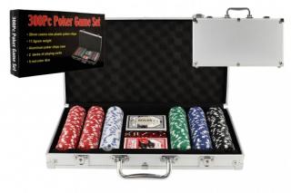 Poker sada 300ks + karty + kostky