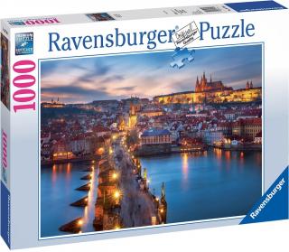 Puzzle Noční Praha Ravensburger 1000 dílků