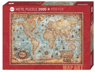 Puzzle The World 2000 Heye