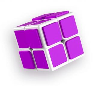 QiYi OS Cube (fialová)- plastový hlavolam