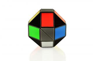 Rubikův had (Twist) barevný- plastový hlavolam