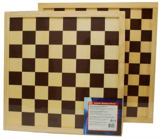Šachová deska dřevo (hnědá)