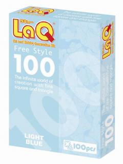 Stavebnice LaQ:  Free Style 100 Světle modrá