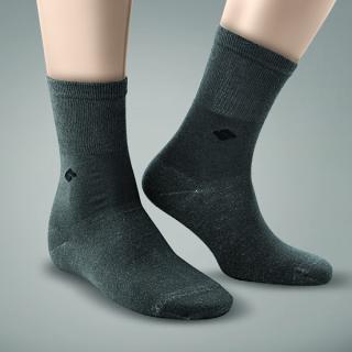 Bonnysilver diabetické ponožky, černé, 13% stříbra, Velikost: 39-42
