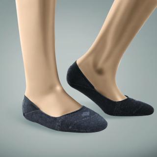 Bonnysilver neviditelné ponožky, šedé, 12% stříbra, Velikost: 35-38