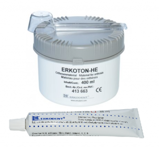 ERKOTON-HE silikonová hmota a tvrdidlo 400ml/35g