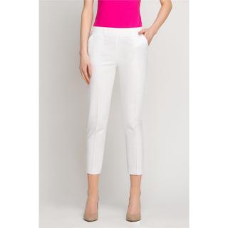 Kalhoty VENA CAPRI s elastanem bílé Velikost: 34