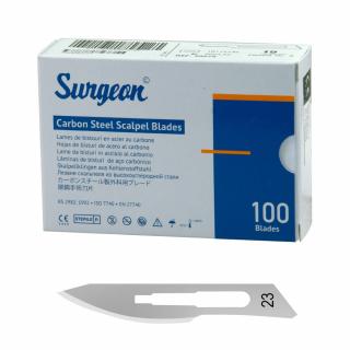 Skalpelová čepelka Surgeon sterilní č. 23 - 1ks