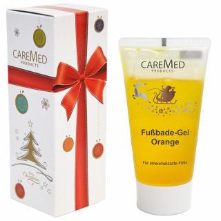 Vánoční edice - CareMed koupelový gel na nohy pomeranč 75ml