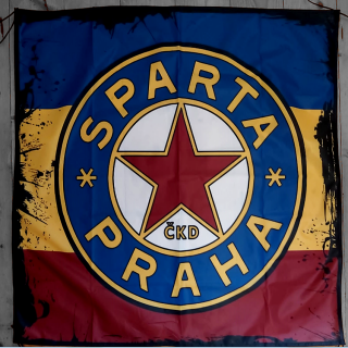 Vlajka - Starý znak Sparty (90*90cm)