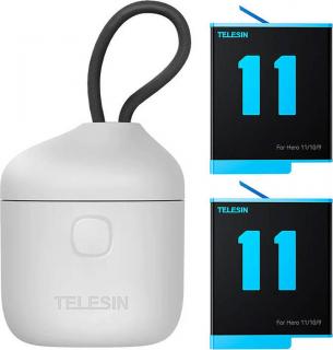 3-slotová vodotěsná nabíječka Telesin Allin box 2 baterie pro GoPro Hero 11 / 10 / 9