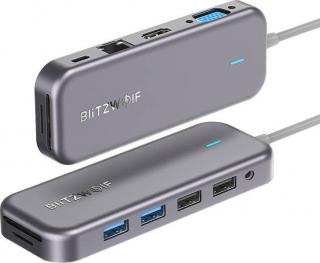 Adaptér 11v1 Blitzwolf BW-TH8 Hub USB-C