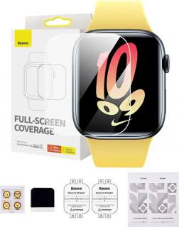 Baseus 45mm ochranná fólie pro hodinky Apple Watch 7/8, čirá
