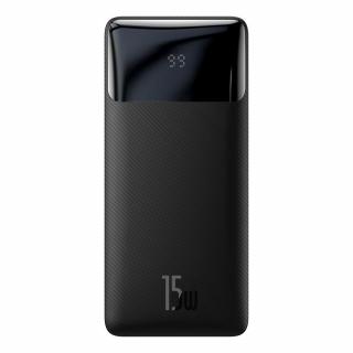 BASEUS BIPOW 15W DIGITAL DISPLAY POWER BANK 10000MAH BLACK