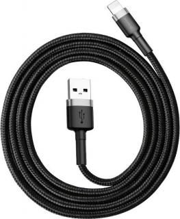 Baseus Cafule USB Lightning Cable 1,5A 2m (šedo-černý)
