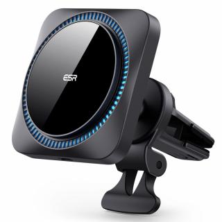 Car holder ESR HaloLock CryoBoost with Qi inductive charger, MagSafe (black)