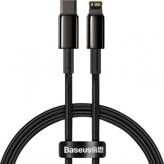 Datový kabel BASEUS DATA PD20W TYPE-C TO LIGHTNING CABLE 200CM BLACK - pro iPhone