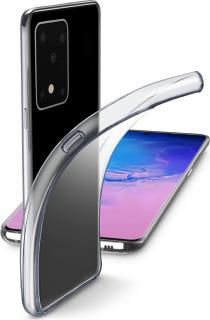 Extratenký zadní kryt Cellularline Fine pro Samsung Galaxy S20 Ultra, bezbarvý