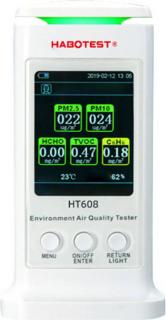 Inteligentní detektor kvality ovzduší Habotest HT608, PM 2,5, PM10, benzen