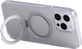 Magnetické MagSafe ochranné pouzdro s držákem Joyroom JR-BP004 pro iPhone 15 Pro (průhledné)