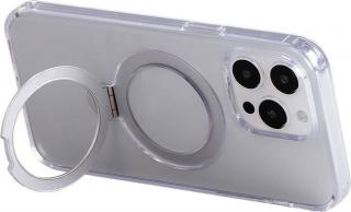 Magnetické ochranné pouzdro s držákem Joyroom JR-BP004 pro iPhone 15 (průhledné)
