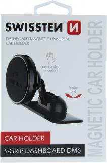 MAGNETICKÝ DRŽÁK DO AUTA SWISSTEN S-GRIP DASHBOARD DM6