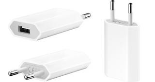 Mini USB nabíječka / Nabíjecí adaptér pro Apple iPhone 4/4S/5/5S/5C/SE, 6/6S, 6 PLUS/6S PLUS, 7/7 PLUS, 8/8 PLUS, X, XS, XR, 11 (1A)
