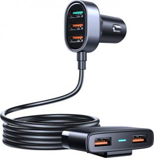 Nabíječka do auta Joyroom JR-CL03 Pro 45W 5-Port USB (černá)