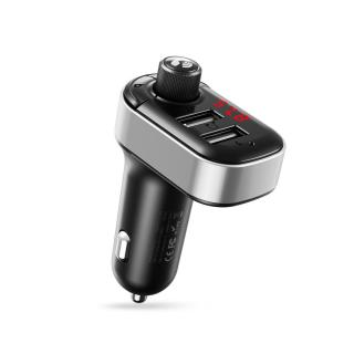 Nabíječka do auta XO Smart Bluetooth TZ08 MP3 + 5v3.1A 15W (černá)