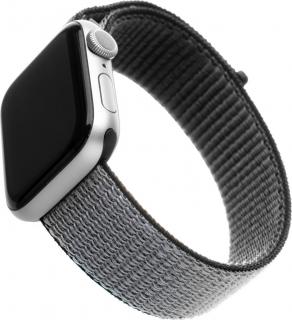 Nylonový řemínek FIXED Nylon Strap pro Apple Watch 38/40/41mm, šedý