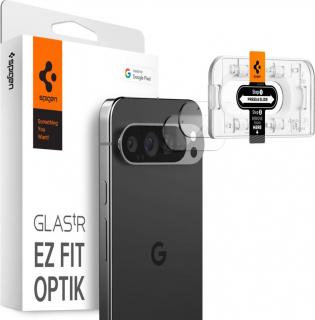Ochranné sklo na čočku fotoaparátu SPIGEN OPTIK.TR ”EZ FIT” CAMERA PROTECTOR 2-PACK GOOGLE PIXEL 9 PRO XL CRYSTAL CLEAR