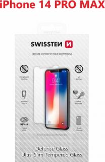 OCHRANNÉ TEMPEROVANÉ SKLO SWISSTEN PRO APPLE IPHONE 14 PRO MAX RE 2,5D