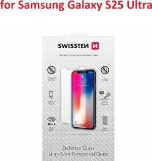 OCHRANNÉ TEMPEROVANÉ SKLO SWISSTEN PRO SAMSUNG S938B GALAXY S25 ULTRA 5G RE 2,5D