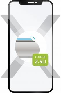 Ochranné tvrzené sklo FIXED Full-Cover pro Samsung Galaxy S10e, lepení přes celý displej, černé