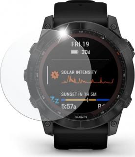 Ochranné tvrzené sklo FIXED pro smartwatch Garmin Fenix 7X, 2ks v balení, čiré