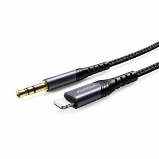 Port Audio kabel 3,5 mm na Lightning 2m Joyroom SY-A02 (černý)