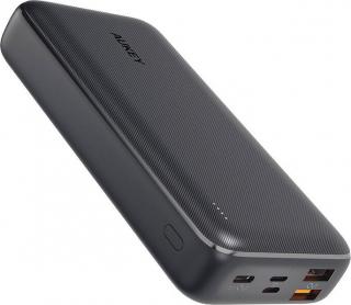 Powerbanka Aukey PB-N74S, 20000mAh, 20W PD, 22,5W SCP (černá)
